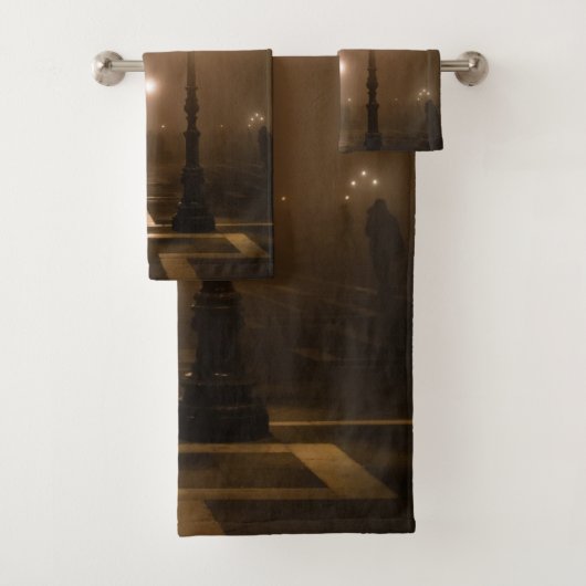 ヴェネツィアのフォギーピアッツァサンマルコ バスタオルセット (インサイチュ)