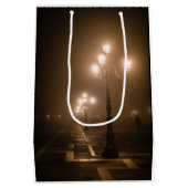 ヴェネツィアのフォギーピアッツァサンマルコ ミディアムペーパーバッグ (裏面)