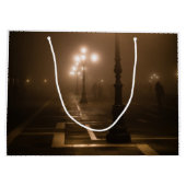 ヴェネツィアのフォギーピアッツァサンマルコ ラージペーパーバッグ (裏面)