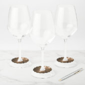 ヴェネツィアのフォギーピアッツァサンマルコ ワイングラスタグ (セット)