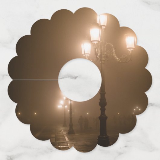 ヴェネツィアのフォギーピアッツァサンマルコ ワイングラスタグ (裏面)