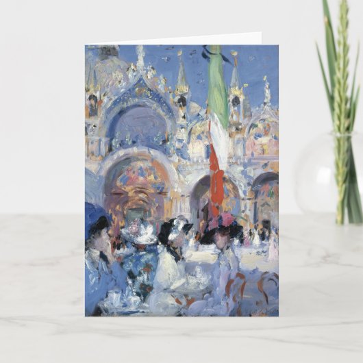 ヴェネツィアのフロリアンのカフェ |フランシス・カデル カード (正面)