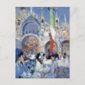 ヴェネツィアのフロリアンのカフェ |フランシス・カデル ポストカード (正面)