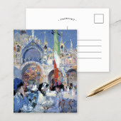 ヴェネツィアのフロリアンのカフェ |フランシス・カデル ポストカード