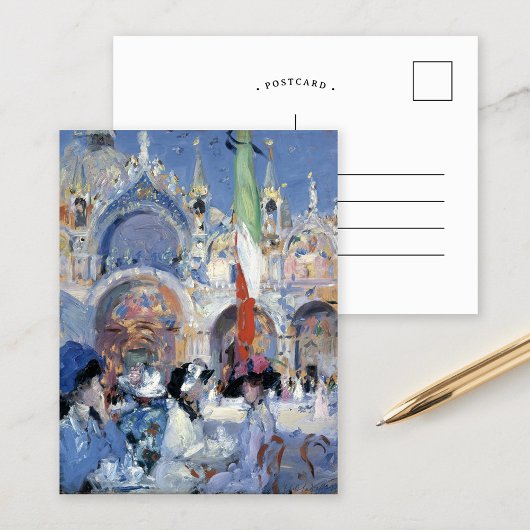 ヴェネツィアのフロリアンのカフェ |フランシス・カデル ポストカード