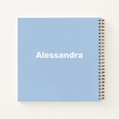 ヴェネツィアのヨーロッパトラベルガール ノートブック (裏面)