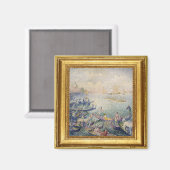 ヴェネツィアのレガッタのアートワーク磁石 マグネット (正面/裏面)