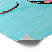 ヴェネツィアのヴィンテージ旅行ポスター ポスター (角)