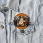 ヴェネツィアの中東カーニバルマスク 缶バッジ (インサイチュ)