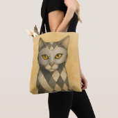 ヴェネツィアの仮面猫 トートバッグ (クローズアップ)