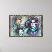 ヴェネツィアの仮面 キャンバスプリント (正面)