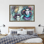 ヴェネツィアの仮面 キャンバスプリント (インサイチュ (寝室))