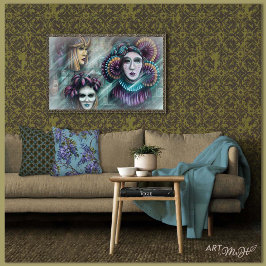 ヴェネツィアの仮面 キャンバスプリント