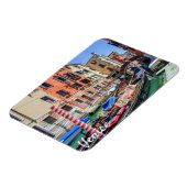 ヴェネツィアの伝統的なゴンドラ マグネット (左側)