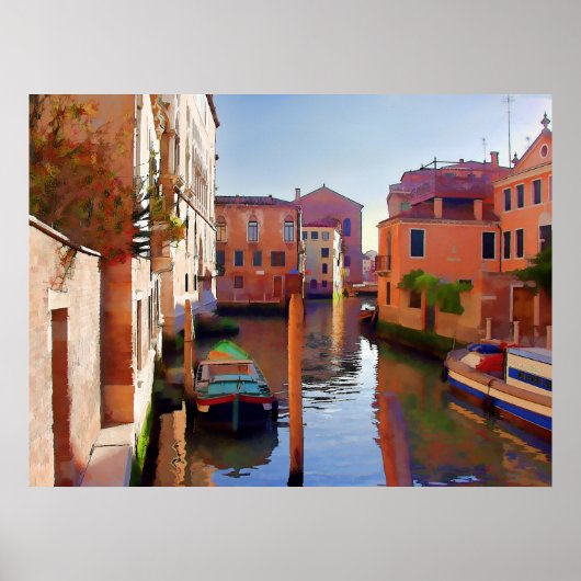 ヴェネツィアの午後遅く ポスター (正面)