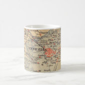ヴェネツィアの古地図 - Venezia コーヒーマグカップ (中央)