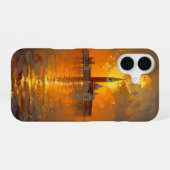 ヴェネツィアの夕日 iPhone 16ケース (裏面横)