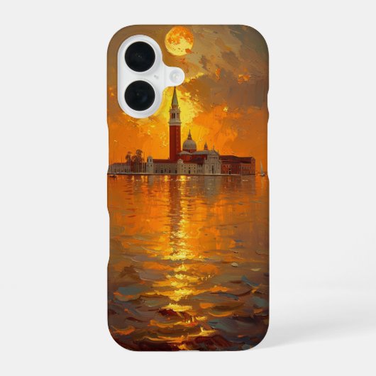 ヴェネツィアの夕焼け iPhone 16ケース (裏面)