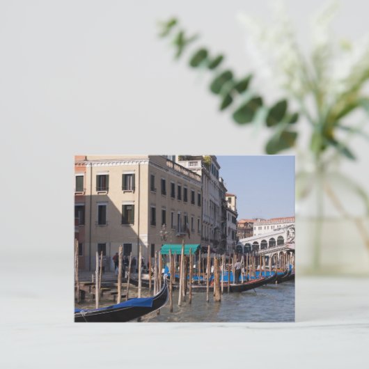 ヴェネツィアの大運河イタリア ポストカード (スタンド正面)