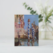 ヴェネツィアの大運河 – エドゥアードマネ ポストカード (スタンド正面)