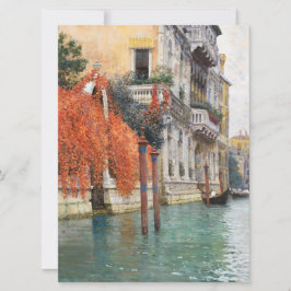 ヴェネツィアの大運河（Vincenzo Caprile著） カード