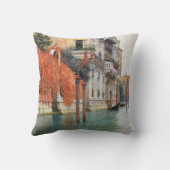 ヴェネツィアの大運河（Vincenzo Caprile著） クッション (裏面)