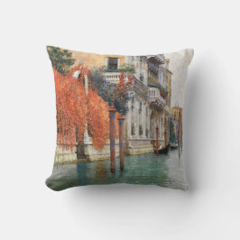 ヴェネツィアの大運河（Vincenzo Caprile著） クッション