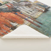 ヴェネツィアの大運河（Vincenzo Caprile著） シェルパブランケット (3/4)