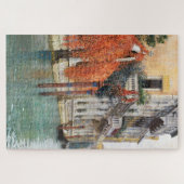 ヴェネツィアの大運河（Vincenzo Caprile著） ジグソーパズル (横)