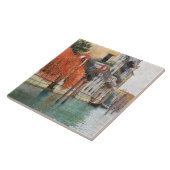 ヴェネツィアの大運河（Vincenzo Caprile著） タイル (側面)