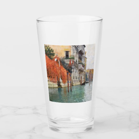 ヴェネツィアの大運河(Vincenzo Caprile著) タンブラーグラス (正面)