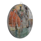 ヴェネツィアの大運河（Vincenzo Caprile著） ダーツボード (正面左)