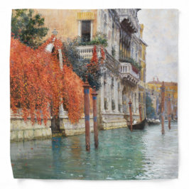 ヴェネツィアの大運河（Vincenzo Caprile著） バンダナ