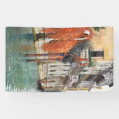 ヴェネツィアの大運河(Vincenzo Caprile著) 横断幕 (横)