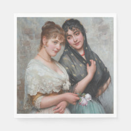 ヴェネツィアの女性2 スタンダードランチョンナプキン