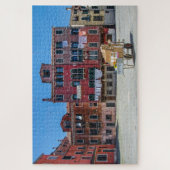 ヴェネツィアの広場にある荷物の運搬車 ジグソーパズル (縦)