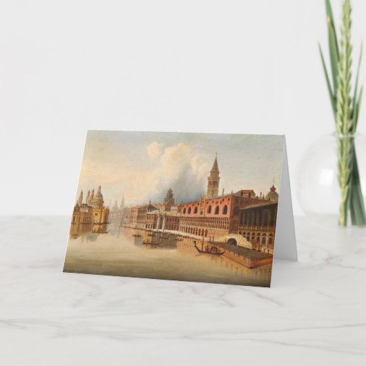 ヴェネツィアの情景 | ヨハン・ウィルヘルム・ジャンコウスキー カード (正面)