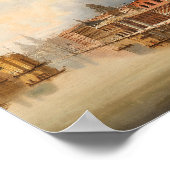 ヴェネツィアの情景 | ヨハン・ウィルヘルム・ジャンコウスキー ポスター (角)