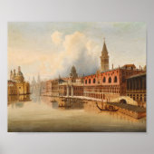 ヴェネツィアの情景 | ヨハン・ウィルヘルム・ジャンコウスキー ポスター (正面)