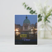 ヴェネツィアの水上タクシー イタリア ポストカード (スタンド正面)