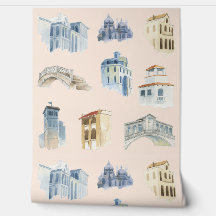 ヴェネツィアの水彩画の繊細さ