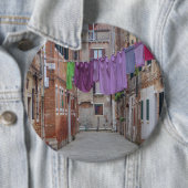 ヴェネツィアの洗濯物干し 缶バッジ (インサイチュ)