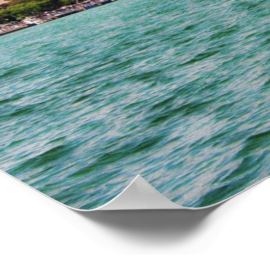 ヴェネツィアの眺め，イタリア写真 ポスター (角)