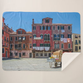 ヴェネツィアの箱を持つカート シェルパブランケット