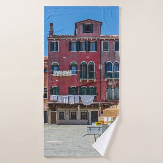 ヴェネツィアの箱を持つカート バスタオル (バスタオル)
