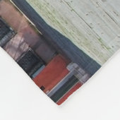 ヴェネツィアの箱を持つカート フリースブランケット (角)