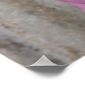 ヴェネツィアの紫のカーニバルの衣装 ポスター (角)