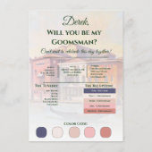 ヴェネツィアの絵画グロムスマン提案写真カード エンクロージャーカード (裏面)