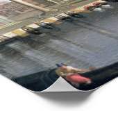 ヴェネツィアの聖マルクス広場の前のゴンドラ ポスター (角)