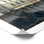 ヴェネツィアの聖マルクス広場の前のゴンドラ ポスター (角)